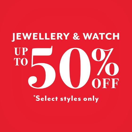 Style with confidence with up to 50% off Jewellery and Watches at Angus ...